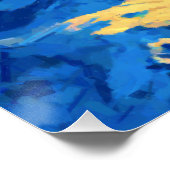 Walliser Alpen Gebirge Poster (Ecke)