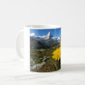 Walliser Alpen Schweiz Kaffeetasse (Vorderseite Links)