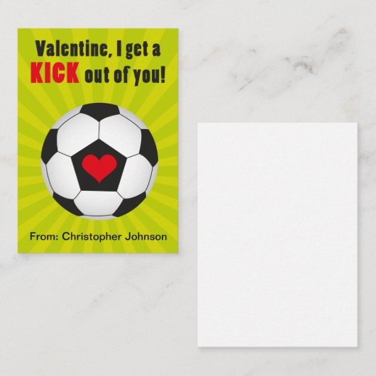 Walliser Fußballklub Walliser Karten für Kinder (Vorne/Hinten)