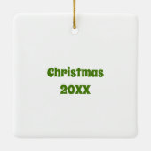 Walliser Schaf Personalisierte Bauern Keramikornament (Rückseite)