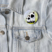 Walliser Schwarznasenschaf-Gesichtsmaske Button (Beispiel)