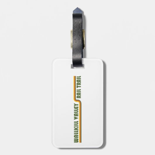 Wallkill Valley Rail Trail Gepäckanhänger (Rückseite vertikal)