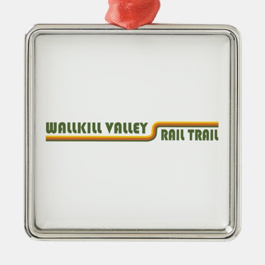 Wallkill Valley Rail Trail Ornament Aus Metall (Vorne)
