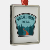 Wallkill Valley Rail Trail Ornament Aus Metall (Rechts)