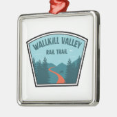 Wallkill Valley Rail Trail Ornament Aus Metall (Links)