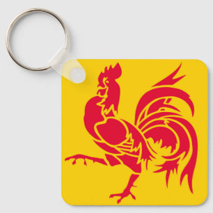 Wallonie-Flagge Belgien Region Französisches Symbo Schlüsselanhänger