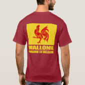 Wallonische Region T-Shirt (Rückseite)