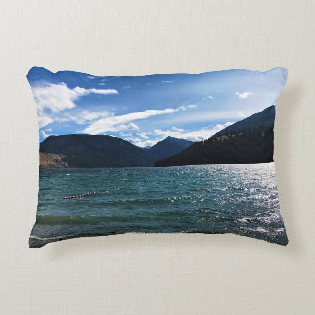 Wallowa Lake, Oregon Dekokissen (Vorderseite)