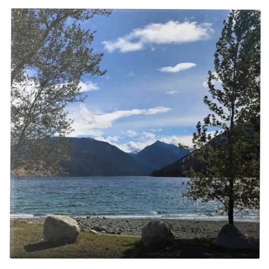 Wallowa Lake, Oregon Fliese (Vorderseite)