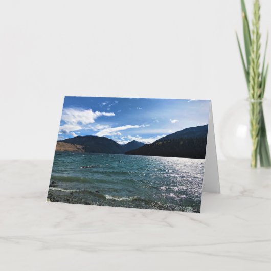 Wallowa Lake, Oregon Karte (Vorderseite)