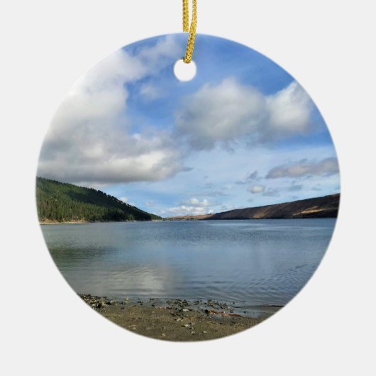 Wallowa Lake, Oregon Keramik Ornament (Vorne)
