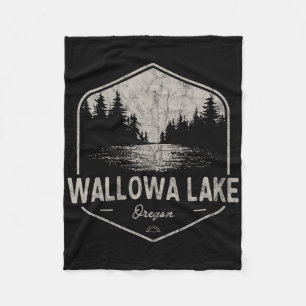 Wallowa Lake Oregon Outdoor Vintage Fleecedecke