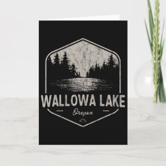 Wallowa Lake Oregon Outdoor-Vintage  Karte