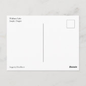 Wallowa Lake, Oregon Postkarte (Rückseite)