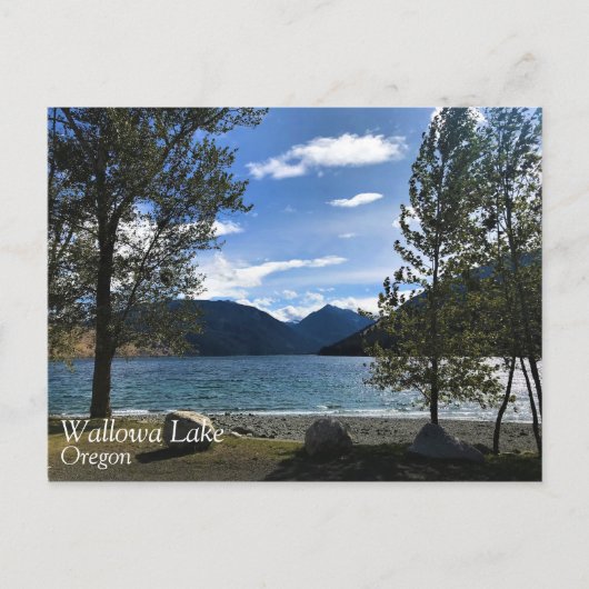 Wallowa Lake, Oregon Postkarte (Vorderseite)