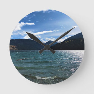 Wallowa Lake, Oregon Runde Wanduhr
