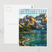Wallowa Lake Postkarte (Vorne/Hinten)