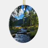 Wallowa Lake Staat Park, OR Keramik Ornament (Rechts)