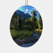 Wallowa Lake Staat Park, OR Keramik Ornament (Rechts)