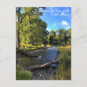 Wallowa Lake Staat Park, OR Postkarte