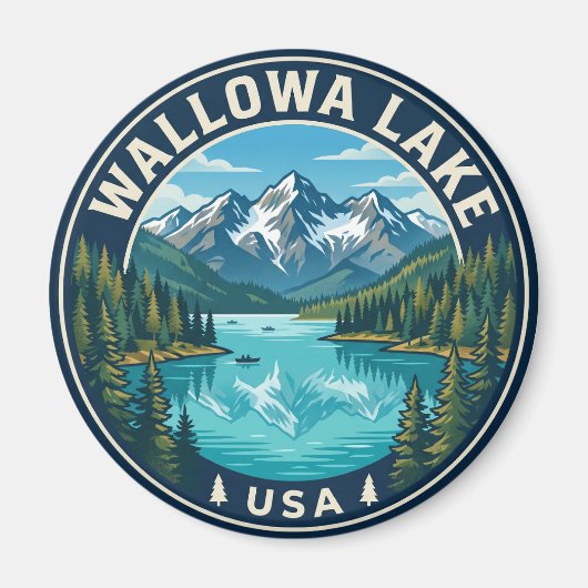 Wallowa Lake USA Magnet (Vorne)