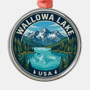 Wallowa Lake USA Ornament Aus Metall