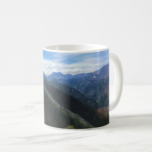 Wallowa Mountains, OR Kaffeetasse (VorderseiteRechts)