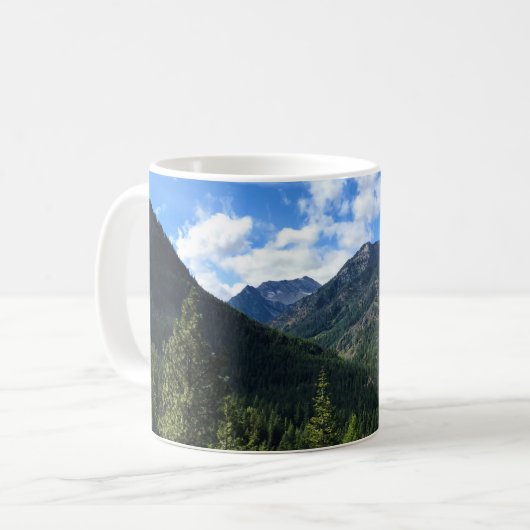 Wallowa Mountains, OR Kaffeetasse (Vorderseite Links)