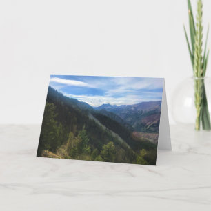 Wallowa Mountains, OR Karte