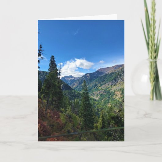 Wallowa Mountains, OR Karte (Vorderseite)