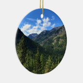 Wallowa Mountains, OR Keramik Ornament (Rechts)