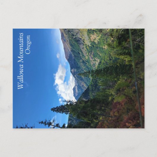 Wallowa Mountains, OR Postkarte (Vorderseite)