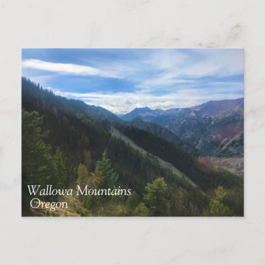 Wallowa Mountains, OR Postkarte (Vorderseite)