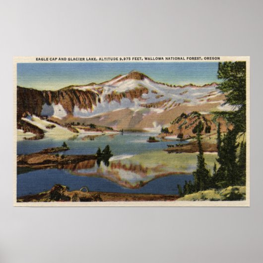 Wallowa National Forest, OR Poster (Vorne)