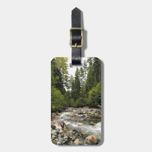 Wallowa River, OR Gepäckanhänger (Vorderseite vertikal)