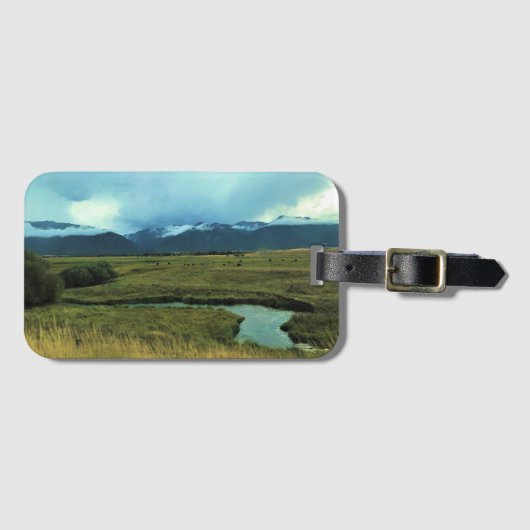 Wallowa River, OR Gepäckanhänger (Vorderseite (Horizontal))