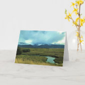 Wallowa River, OR Karte (Gelbe Blume)