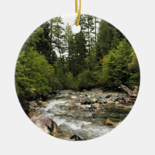 Wallowa River, OR Keramik Ornament