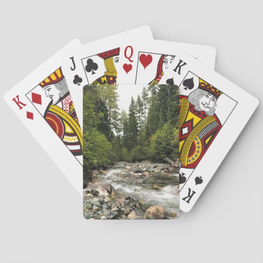 Wallowa River, OR Spielkarten (Rückseite)