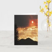 Wallows Fire Sky...... Karte (Gelbe Blume)