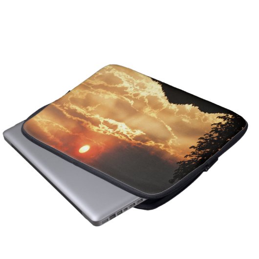 Wallows Fire Sky...... Laptopschutzhülle (Vorne Knopf)