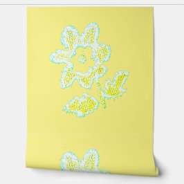 WALLPAPER BLUME STYLE DESIGN TAPETE