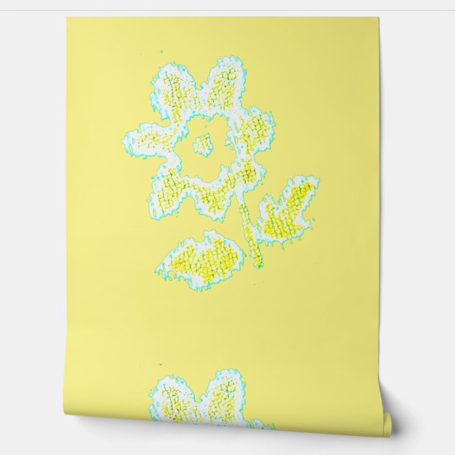 WALLPAPER BLUME STYLE DESIGN TAPETE (Abrollen)