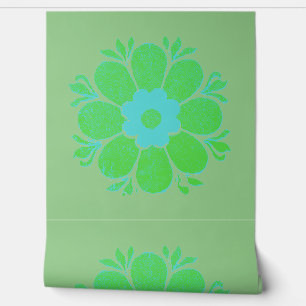 WALLPAPER BLUME STYLE DESIGN TAPETE