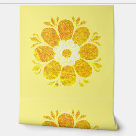 WALLPAPER BLUME STYLE DESIGN TAPETE