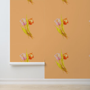 WALLPAPER-BLUME STYLE-DESIGN TAPETE