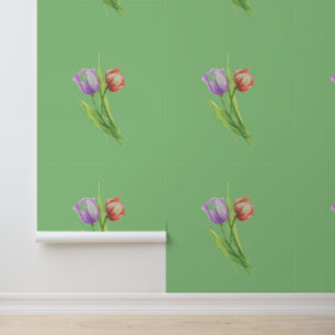 WALLPAPER-BLUME STYLE-DESIGN TAPETE