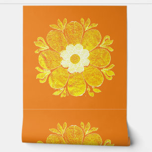 WALLPAPER BLUME STYLE DESIGN TAPETE