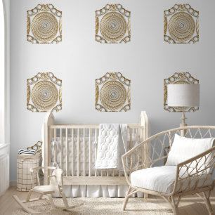 Wallpaper Brown Beige Rope Tapete