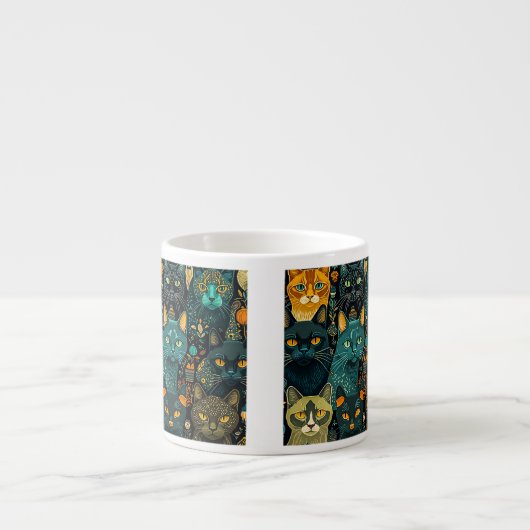 Wallpaper Cats Espresso Tasse (Vorderseite)